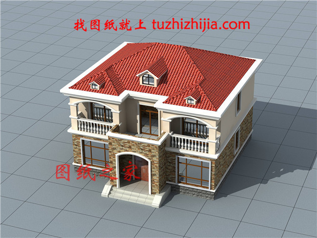 鄉下120平米二層樓房設計圖,23萬就可以建漂亮別墅