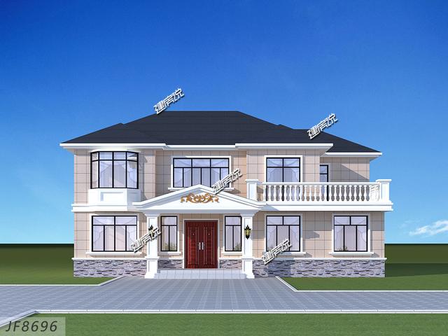 在農村建一棟漂亮的別墅，人人都羨慕，圖紙快收藏好了，今年開春就建房！