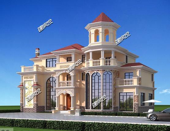 福建的富豪砸1000萬在村里蓋了棟城堡，驚艷十里八鄉。