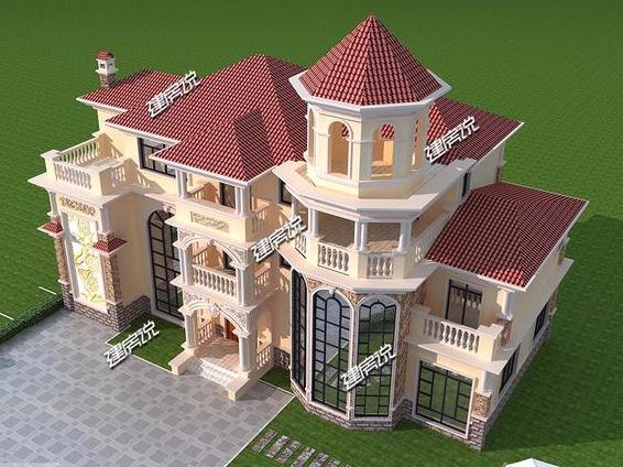 福建的富豪砸1000萬在村里蓋了棟城堡，驚艷十里八鄉。