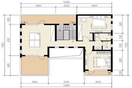 現代中式風三層別墅設計圖，7室4廳4衛，享受大自然的樂趣。