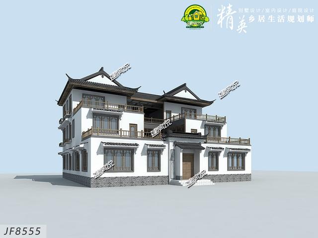 回農村蓋中式別墅，不僅能圓自己的別墅夢，還能提高自己的生活品質。