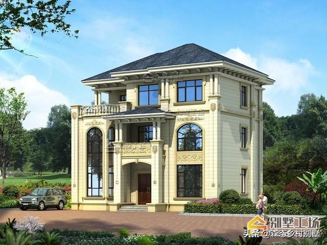 12.00x13.2米三層自建別墅設(shè)計(jì)圖，優(yōu)雅大氣，“名利”雙收，何樂(lè)而不為？