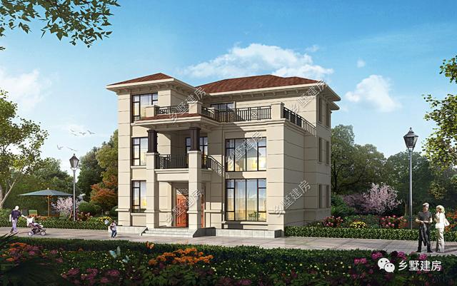 設(shè)計(jì)精美的四層農(nóng)村別墅，四世同堂完美一體，感興趣的一定不能錯(cuò)過。