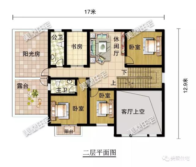 錢(qián)總定制的二層歐式別墅設(shè)計(jì)圖，帶棋牌室和陽(yáng)光房，優(yōu)雅溫暖、不同凡俗。
