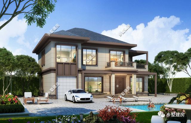 兩款農村帶車庫的別墅，好看又實惠，不比城里的差哦！