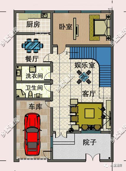 兩款農村帶車庫的別墅，好看又實惠，不比城里的差哦！