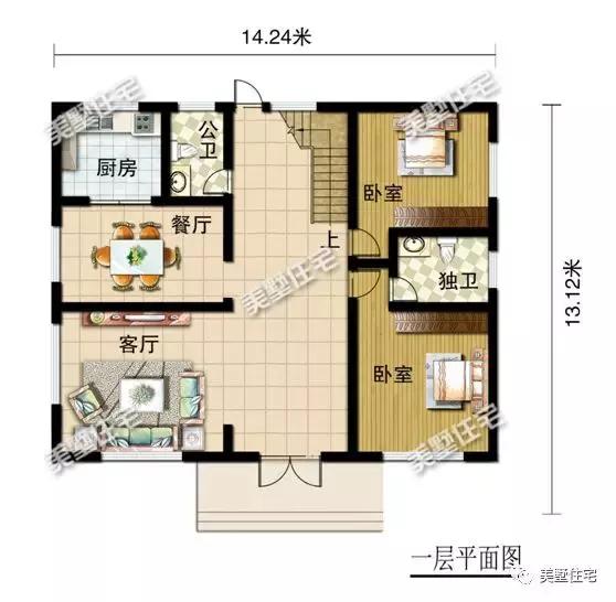 分享5套經(jīng)典美觀的戶型，準(zhǔn)備建房的可以留作借鑒。