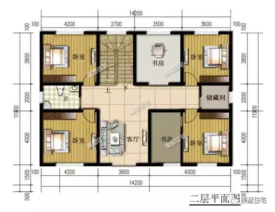 分享5套經(jīng)典美觀的戶型，準(zhǔn)備建房的可以留作借鑒。