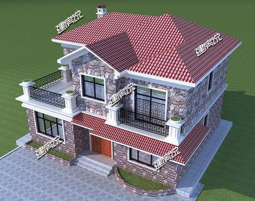 30萬就能蓋的二層別墅，外觀真是漂亮極了，看一眼就驚艷！