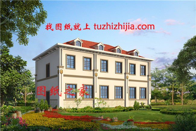 簡(jiǎn)簡(jiǎn)單單農(nóng)村別墅二層三間的房子,好看實(shí)惠