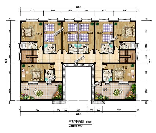 最美四合院別墅設計圖，給辛苦一輩子的父母，十里八鄉都來賀
