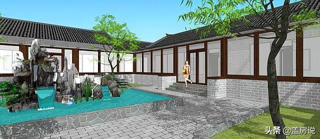 四合院設計圖：現代化四合院，享受經典文化的同時還能兼顧生活便利
