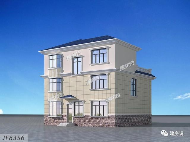 三層精美別墅設計圖，花自己的錢，建漂亮的別墅，過瀟灑的生活