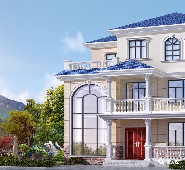 三層精美別墅設計圖，花自己的錢，建漂亮的別墅，過瀟灑的生活
