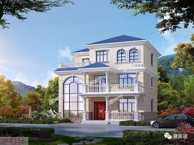 三層精美別墅設計圖，花自己的錢，建漂亮的別墅，過瀟灑的生活