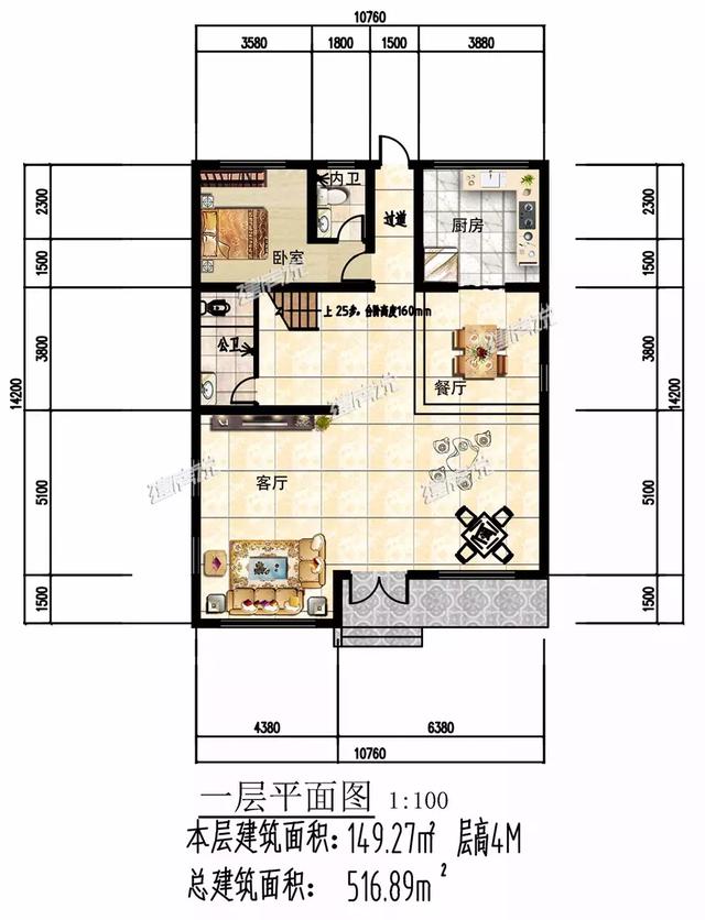 兩款農村別墅設計圖，100平米左右，歐式和現代風格，總有一套適合你！