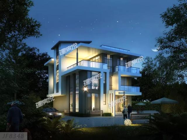 兩款農村別墅設計圖，100平米左右，歐式和現代風格，總有一套適合你！