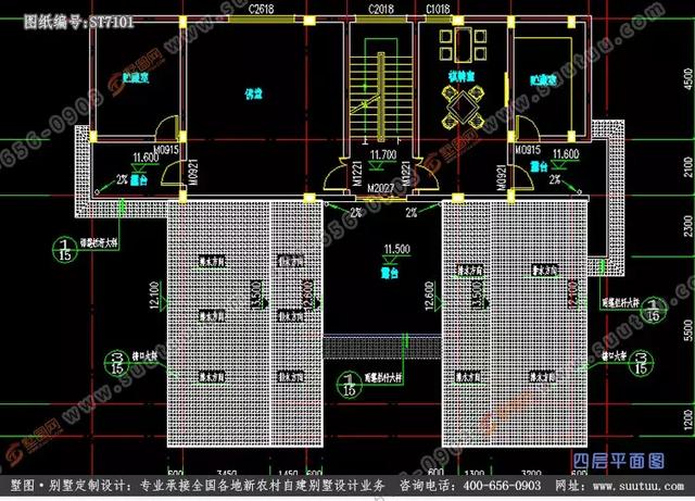 超大超豪華21.8×15.6米徽派風格別墅設計圖推薦，主體造價百萬