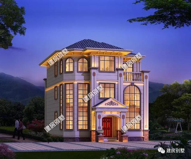 3棟建在浙江農(nóng)村的別墅設(shè)計(jì)圖，第二棟帶地下室，很豪華