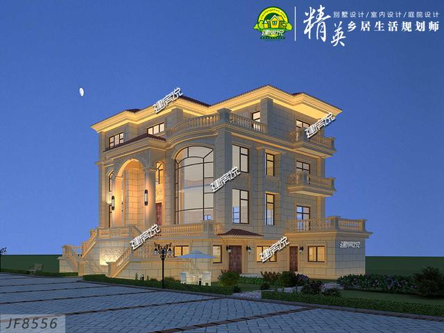 豪華別墅設計圖，江西土豪怒砸一百萬蓋別墅，可別被福建人給比了下去