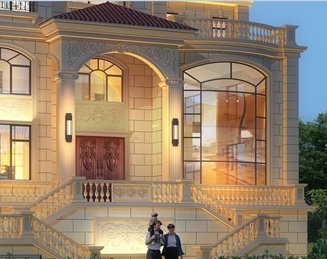 豪華別墅設計圖，江西土豪怒砸一百萬蓋別墅，可別被福建人給比了下去