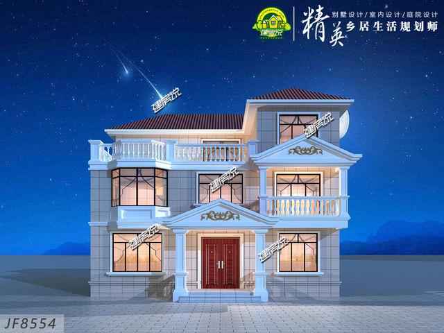 鄉村最漂亮獨棟別墅設計圖推薦，看完快收藏，開春就建房