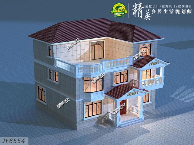 鄉村最漂亮獨棟別墅設計圖推薦，看完快收藏，開春就建房