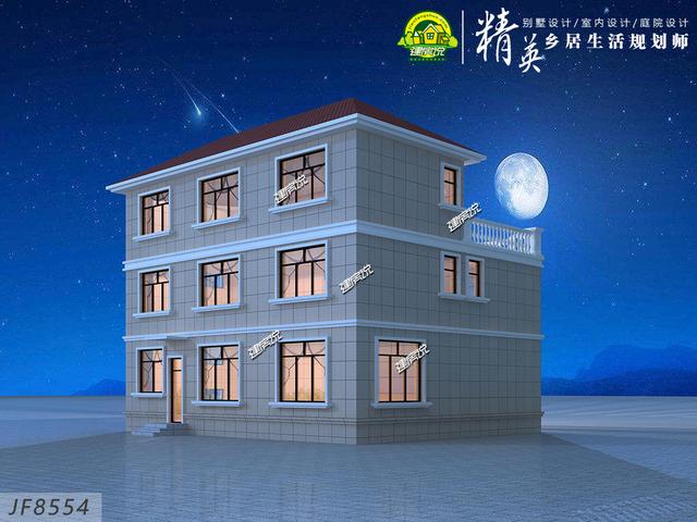 鄉村最漂亮獨棟別墅設計圖推薦，看完快收藏，開春就建房