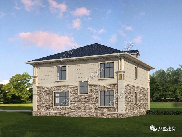 二層自建房屋設計圖，回鄉蓋一棟養老別墅，占地不大省錢又舒心