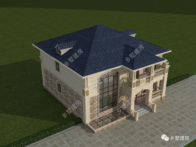 二層自建房屋設計圖，回鄉蓋一棟養老別墅，占地不大省錢又舒心