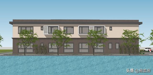 田園主題酒店設計圖紙，兩層蓋出5層的豐富功能