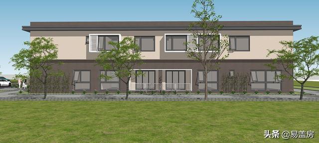 田園主題酒店設計圖紙，兩層蓋出5層的豐富功能