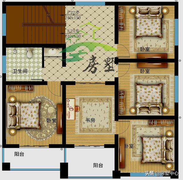 布置堂屋的歐式別墅設計圖，滿足各地的風俗習慣，讓生活更加完美