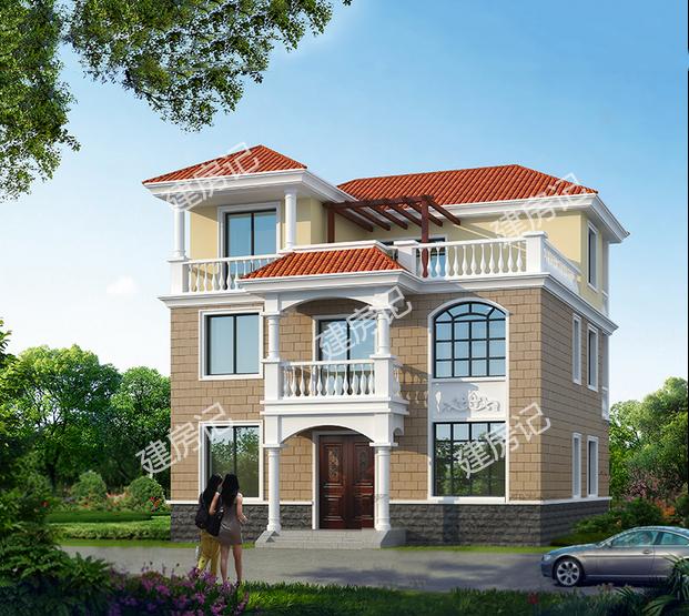 農村別墅設計施工圖，全村大姑娘小媳婦都喜歡這樣的房子