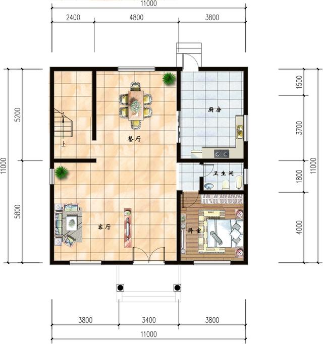 農村別墅設計施工圖，全村大姑娘小媳婦都喜歡這樣的房子