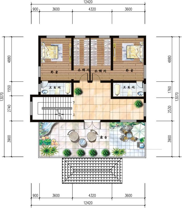 農村別墅設計施工圖，全村大姑娘小媳婦都喜歡這樣的房子