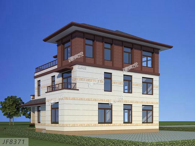 農村有宅基地的人有福了，這2款別墅設計圖任你選！