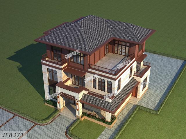 農村有宅基地的人有福了，這2款別墅設計圖任你選！