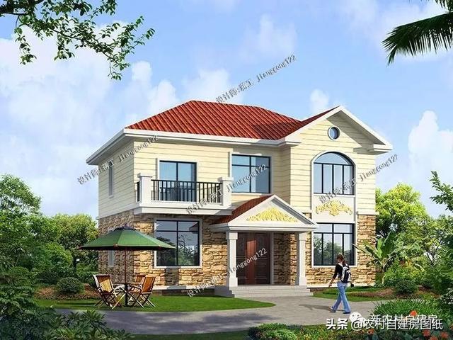 10×9米自建房怎么蓋？兩款兩層圖紙，一款20萬一款25萬