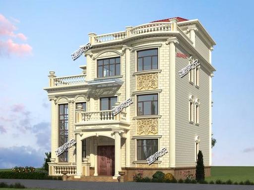 豪華別墅設計圖，福建富豪風光回鄉蓋百萬豪宅，成村里獨一棟，從此低調不起來