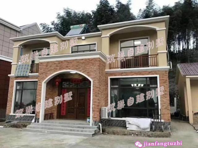 25萬內(nèi)二層小別墅設(shè)計(jì)施工圖，一款設(shè)計(jì)3家曬房！