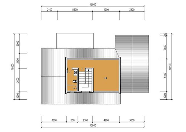 鄉村自建帶車庫中式風格小樓設計圖，大家風范！