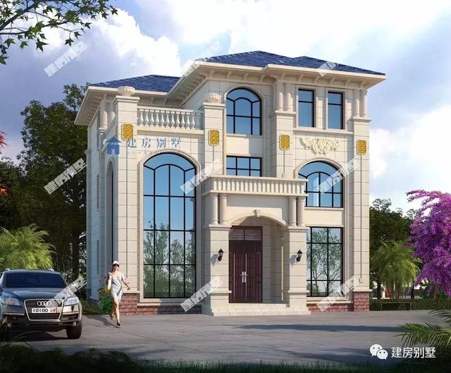 面寬11米多的農(nóng)村自建房設(shè)計(jì)圖，都有復(fù)式客廳，內(nèi)外都大氣