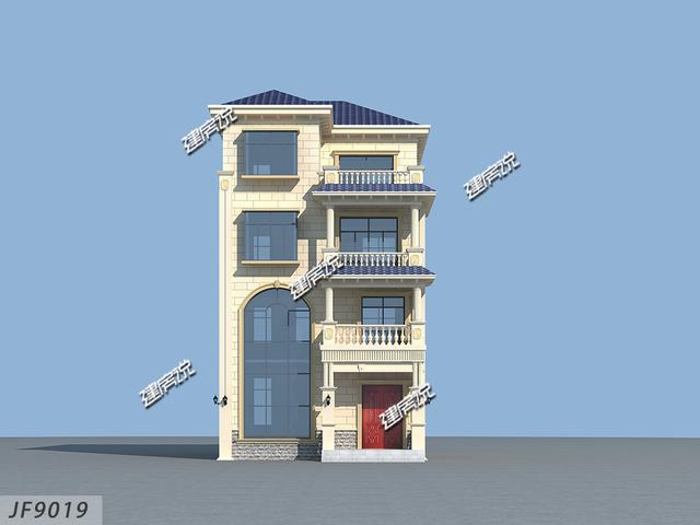 4層洋樓設計圖紙，湖南老板花50萬建了一棟，把村里的別墅都比下去了