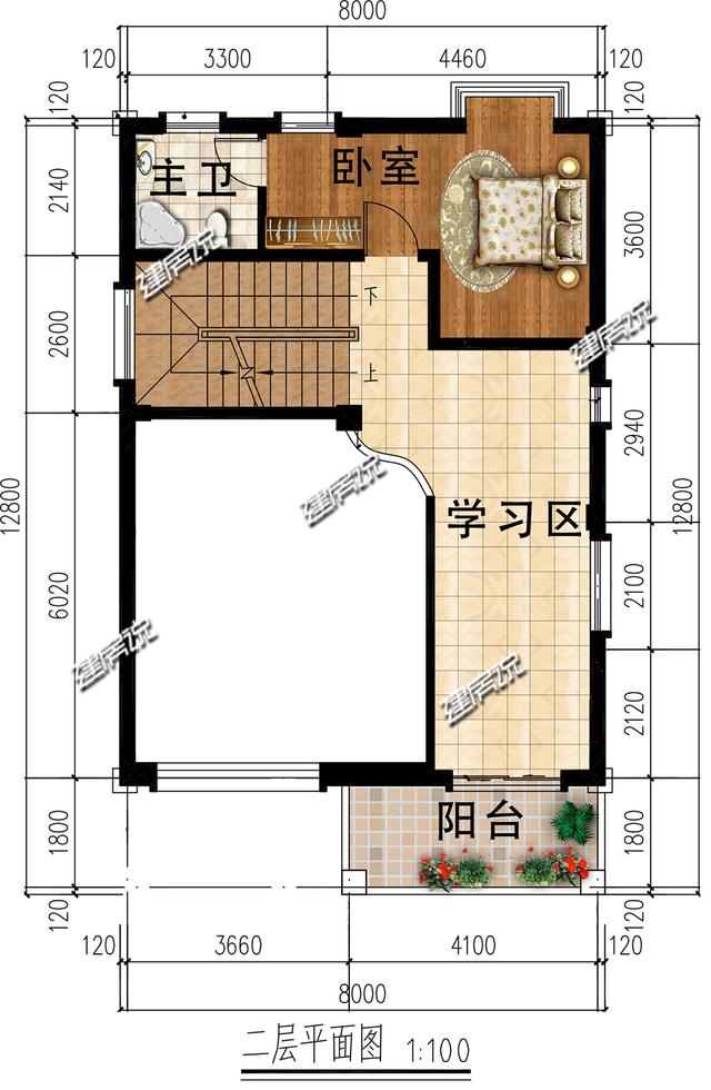 4層洋樓設計圖紙，湖南老板花50萬建了一棟，把村里的別墅都比下去了
