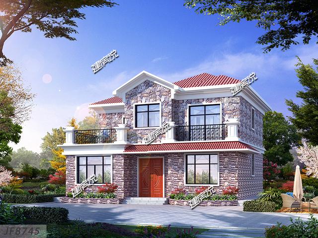 3套20萬建的二層別墅設計圖推薦，在農村倍受歡迎，圖紙收藏了錯不了