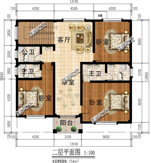 農村最漂亮的獨棟別墅，2套設計圖紙收藏好了，今年開春就建房