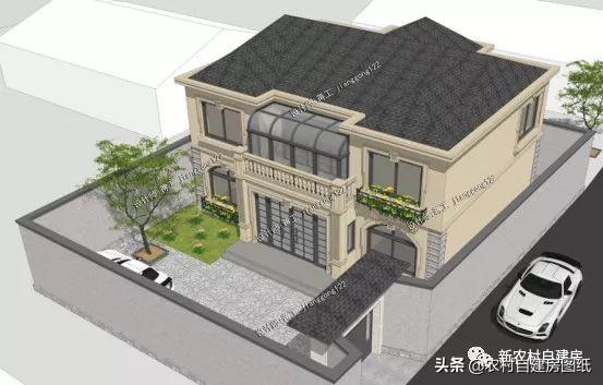 2026年最好看的6套二層鄉村別墅設計圖推薦，2套25萬開建，6中式百年不過時