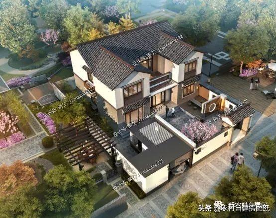 2026年最好看的6套二層鄉村別墅設計圖推薦，2套25萬開建，6中式百年不過時